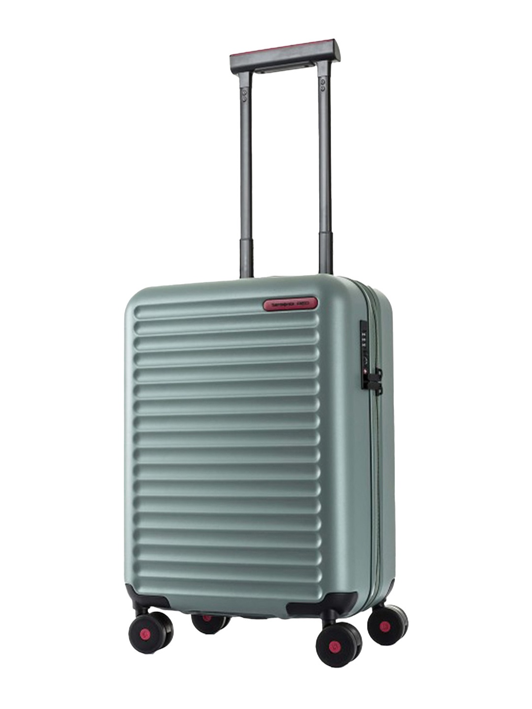 

Samsonite TOIIS C Textured Hard-Sided Cabin Trolley Bag - 32 L, Green