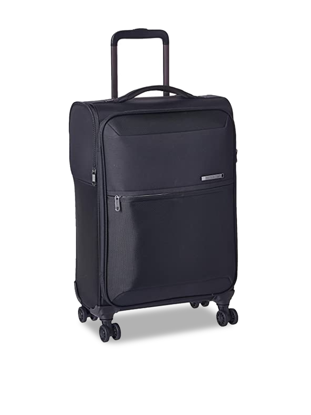 

Samsonite Black Solid Soft Sided Cabin Trolley Suitcase