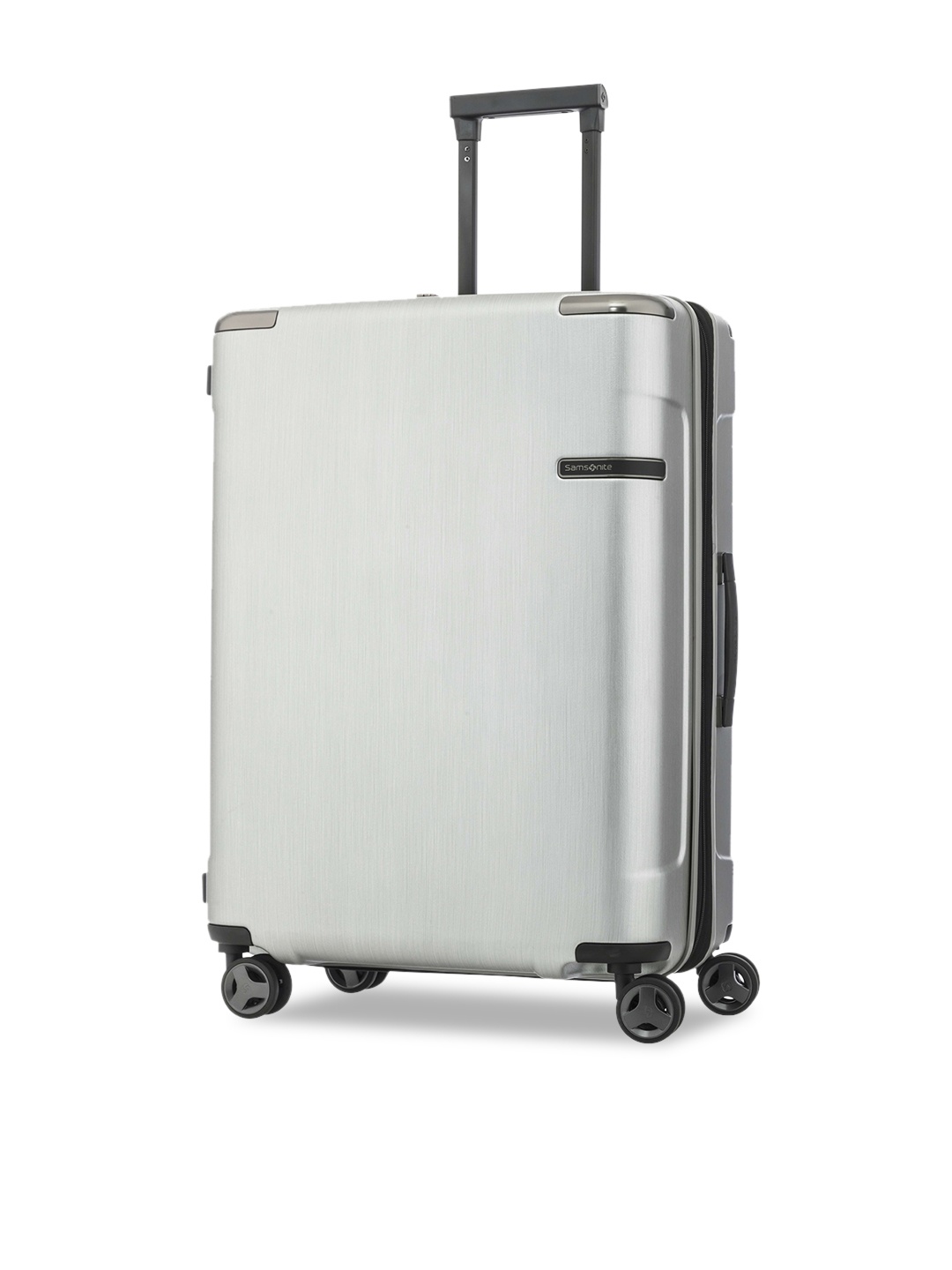 

Samsonite EVOA Silver-Toned Hard-Sided Medium Trolley Bag