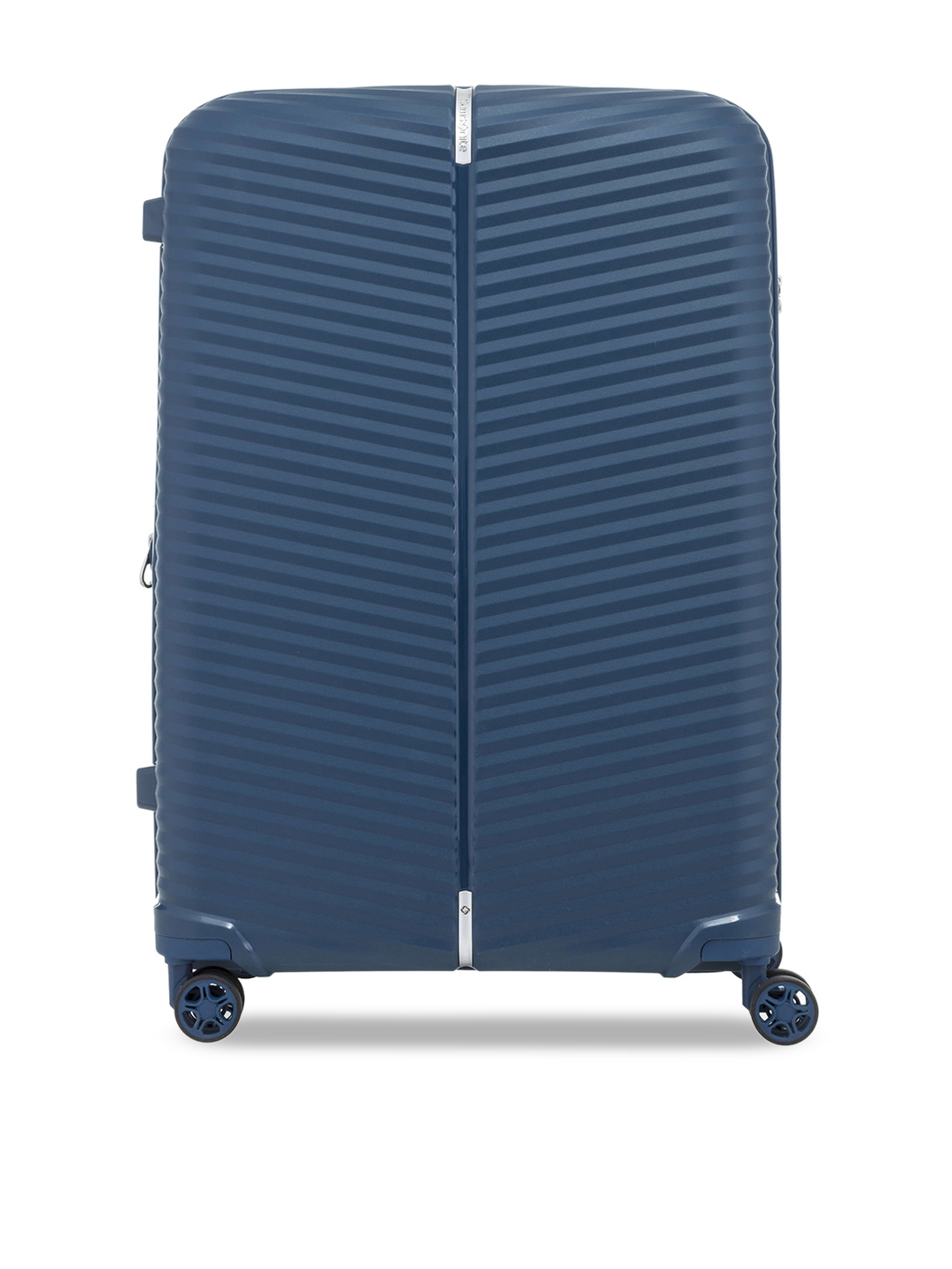 

Samsonite Blue Hard Large Trolley Suitcase
