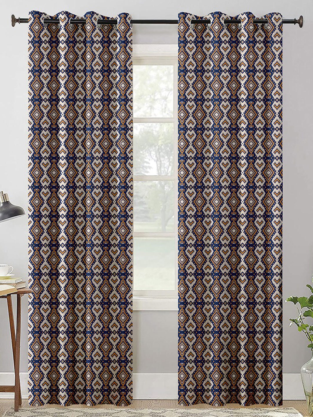 

AEROHAVEN Brown Set of 2 Room Darkening Door Curtain