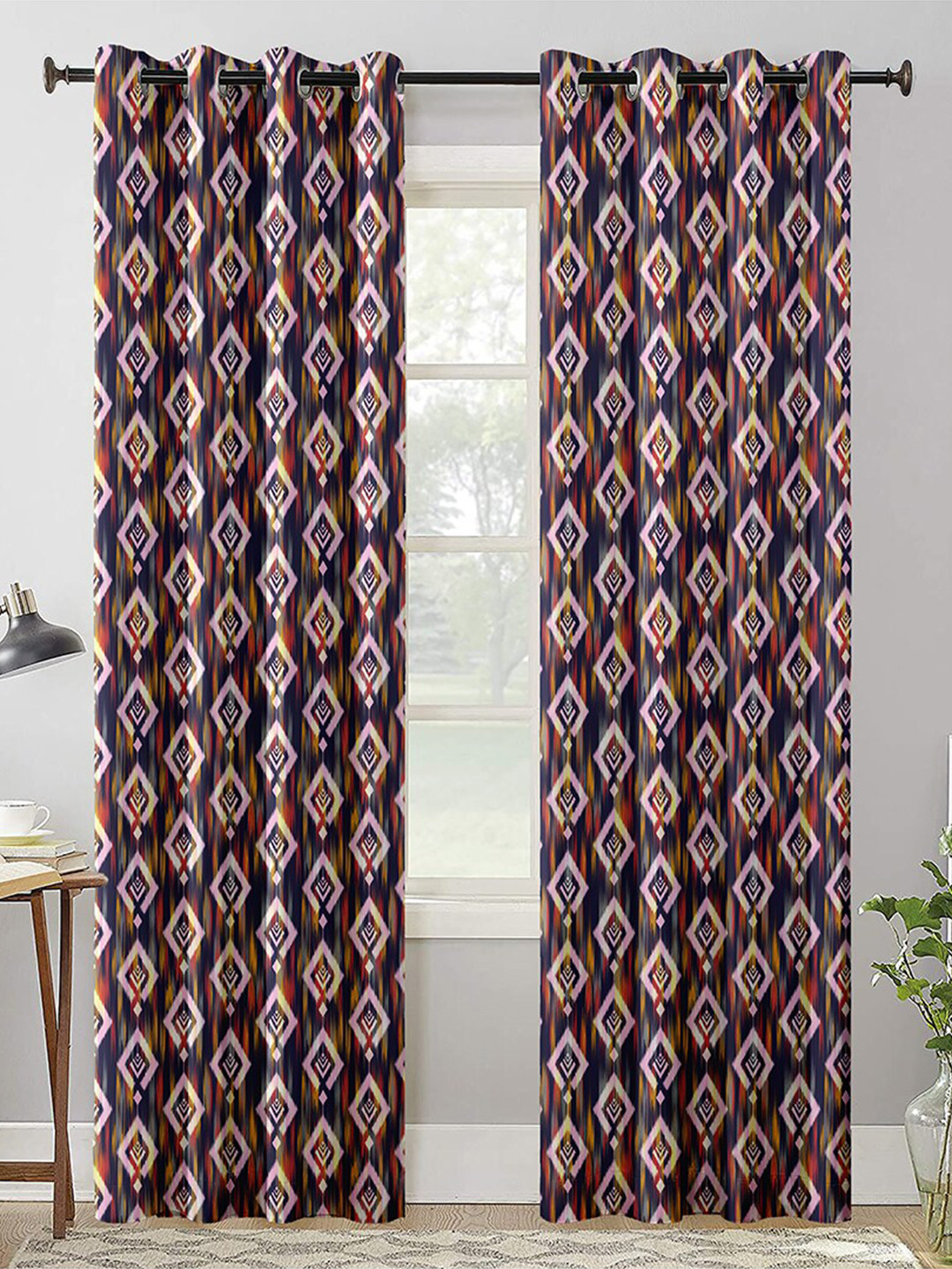 

AEROHAVEN Brown Set of 2 Room Darkening Door Curtain
