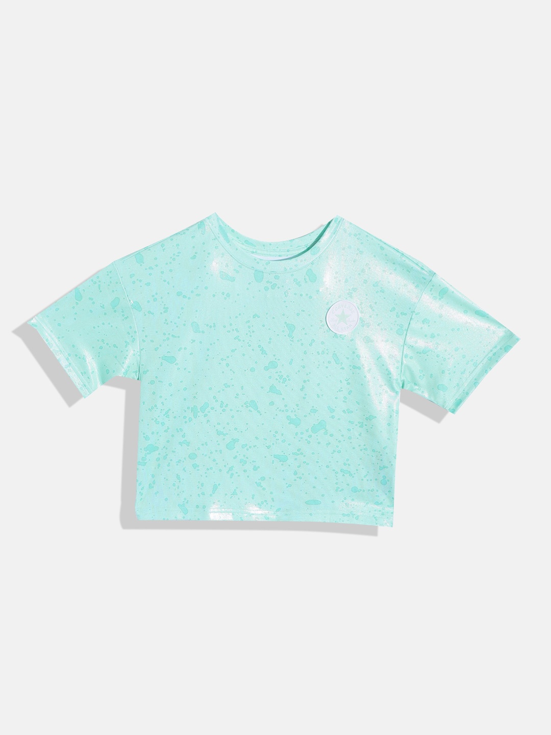 

Converse Girls Blue Mercedes AMG Petronas Printed Boxy T-shirt
