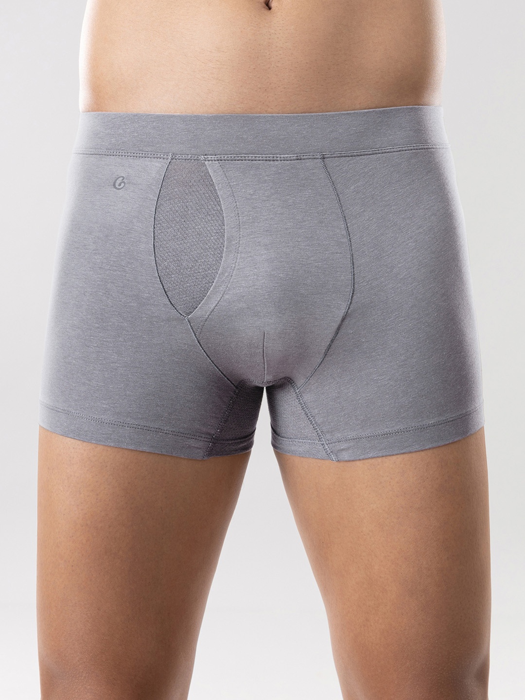 

Gloot Grey Melange Trunk with Anti Odor & Cool Mesh Zones