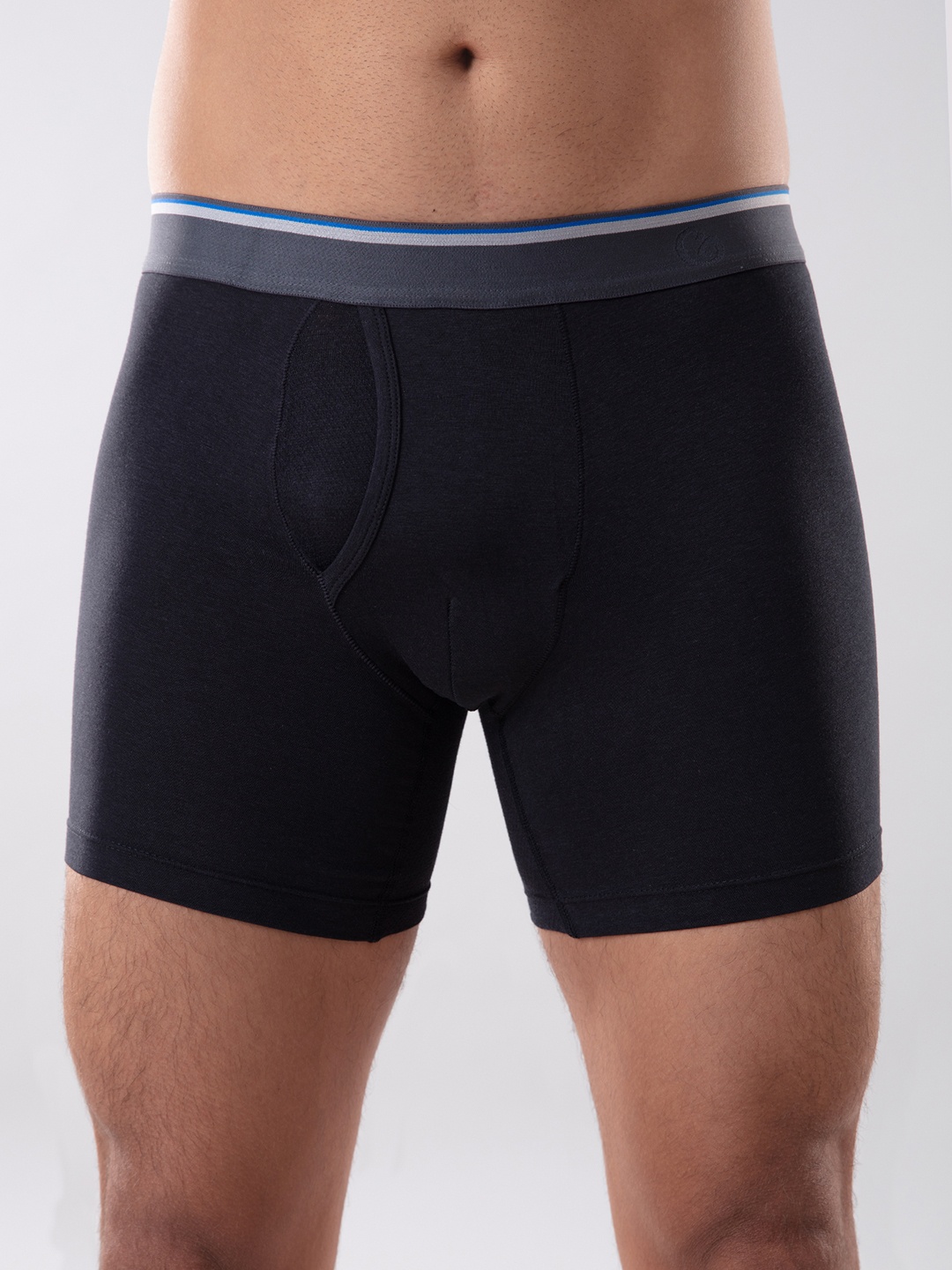 

Gloot Men Anti-Odour Butter Blend Cotton Trunk with Breathable Cool Mesh Zones, Black