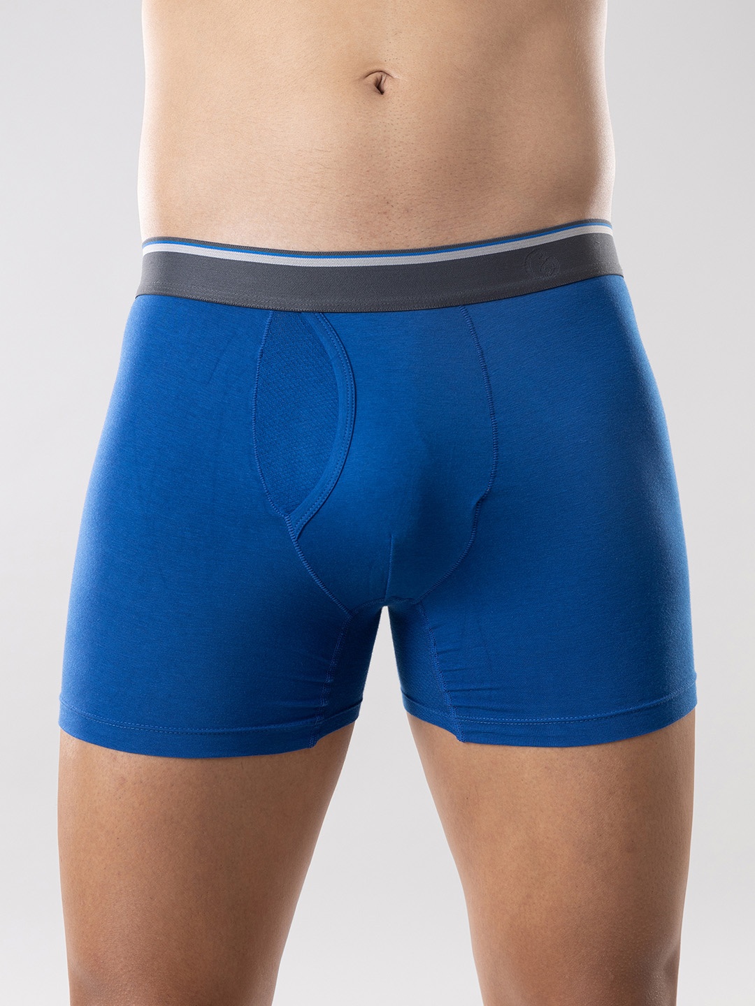 

Gloot Men Butter Blend Cotton with Breathable Cool Mesh Zones and Anti Odor Trunk, Blue