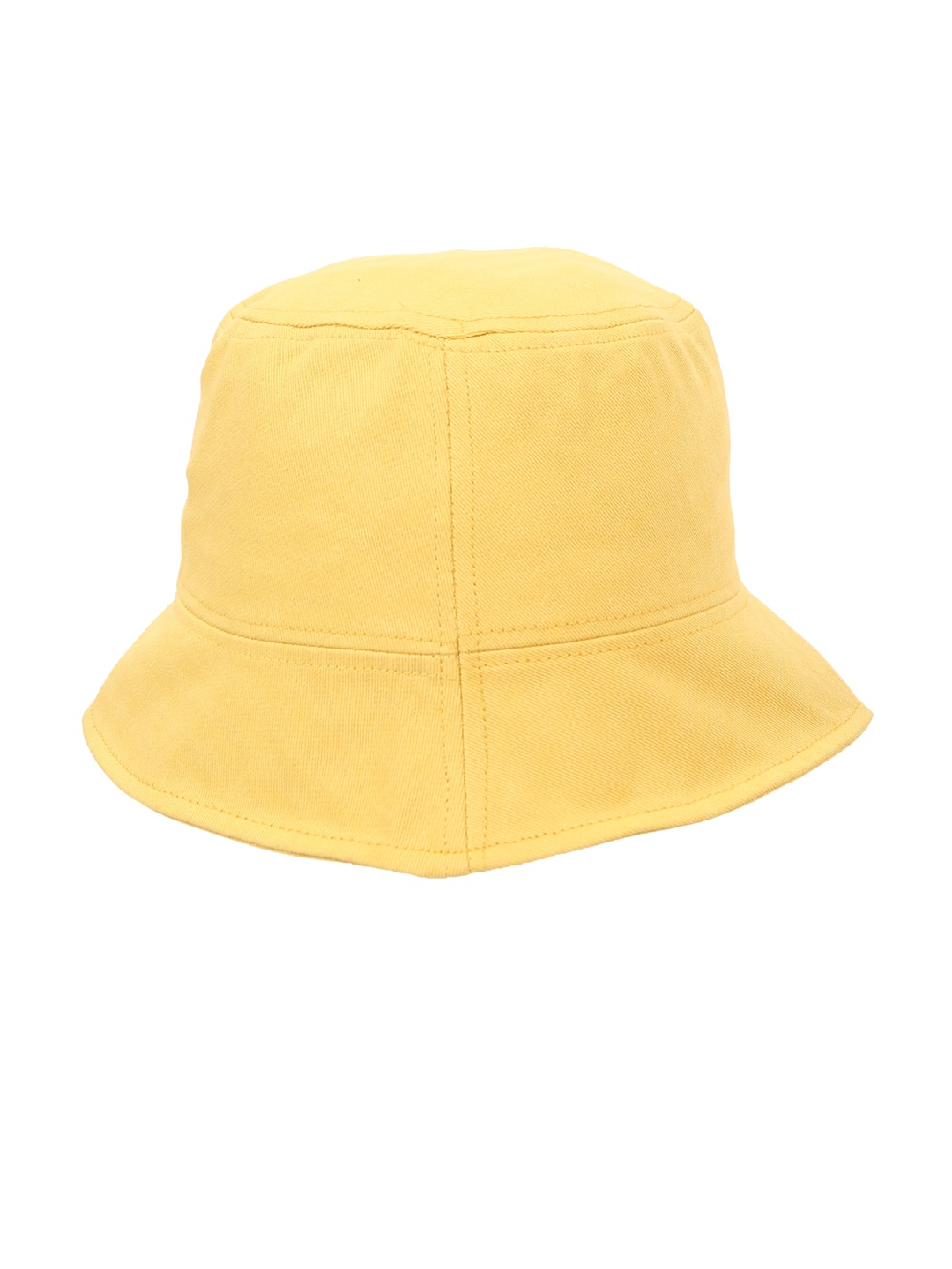 

FabSeasons Yellow Solid Cotton Bucket Hat