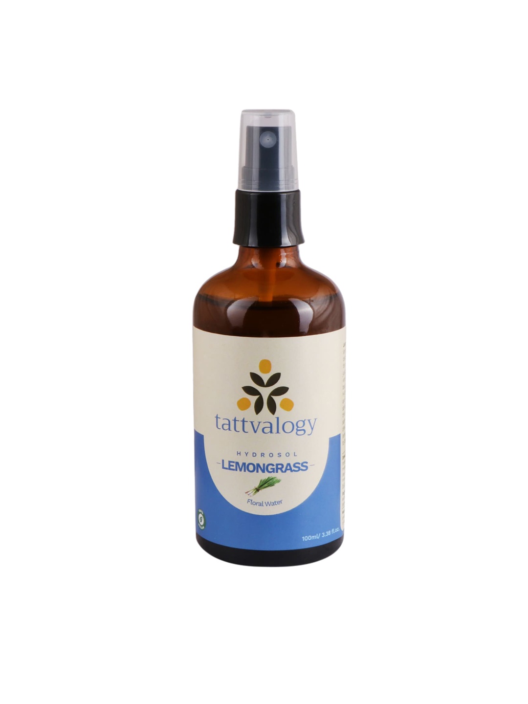 

Tattvalogy Lemongrass Hydrosol-Toner & Natural Mosquito Repellent Body Spray,100ml, White