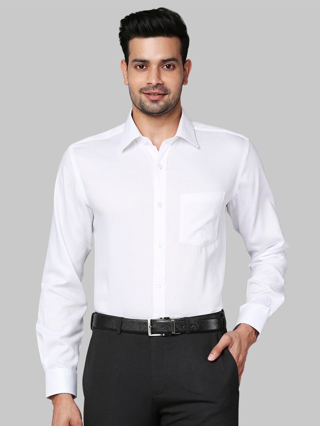 

Park Avenue Men White Formal Shirt