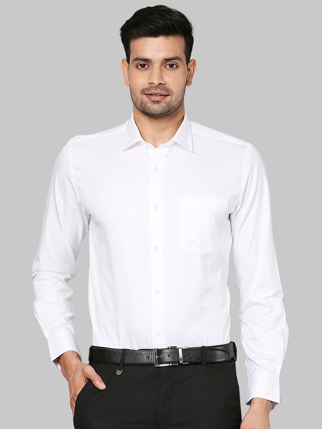 

Park Avenue Men White Formal Shirt