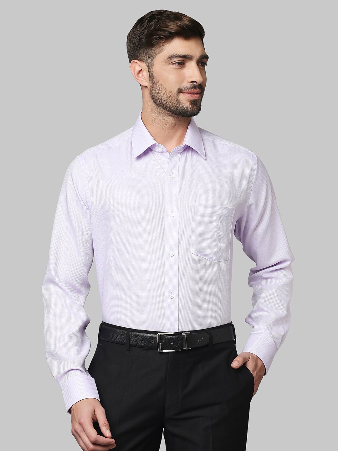 

Park Avenue Men Purple Formal Shirt