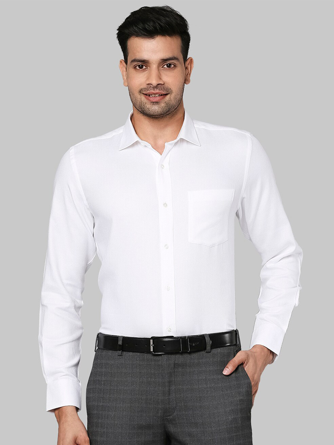 

Park Avenue Men White Formal Shirt