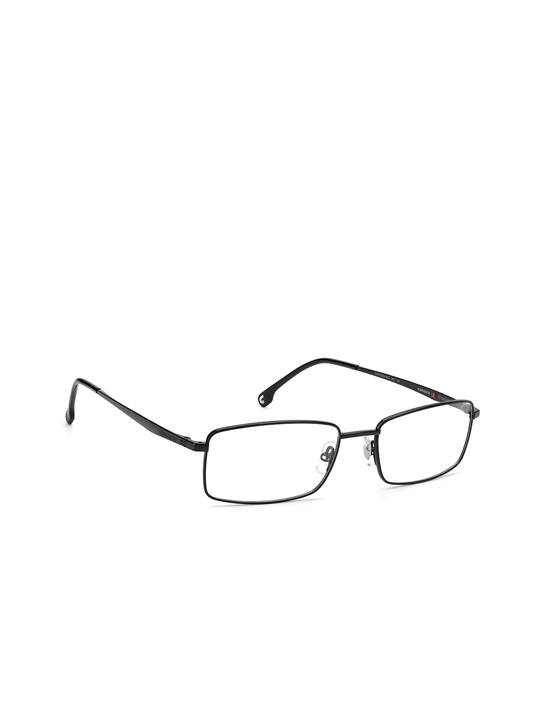 

Carrera Men Black & Transparent Full Rim Rectangle Frames