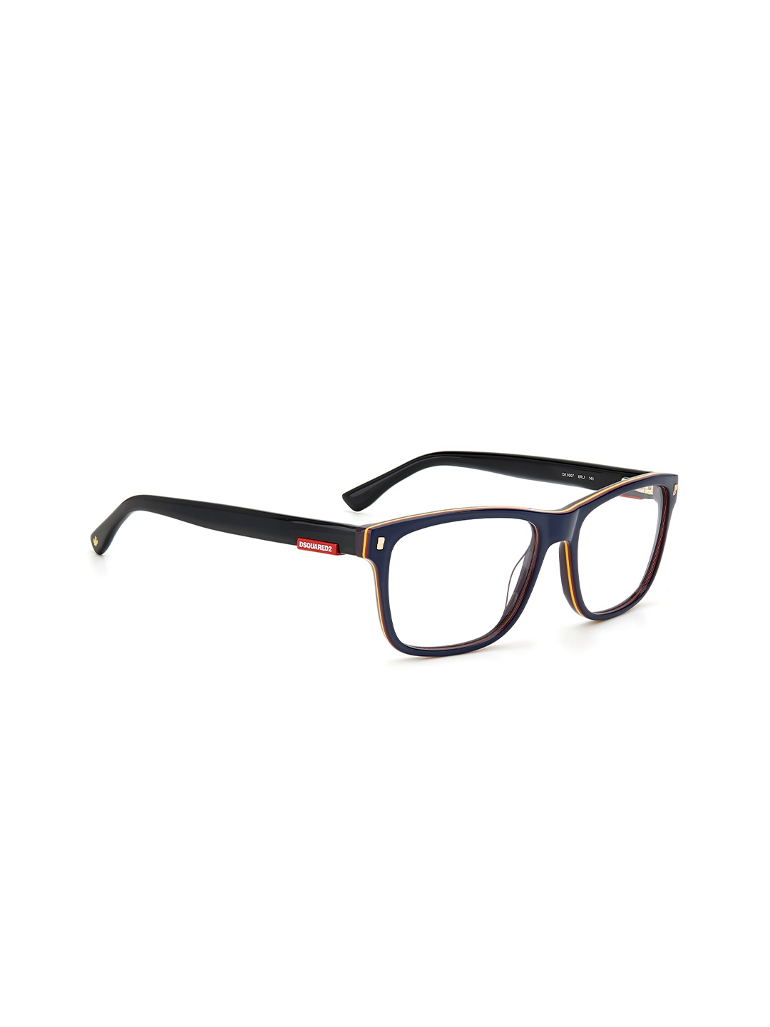 

Dsquared2 Men Blue & Red Full Rim Rectangle Frames