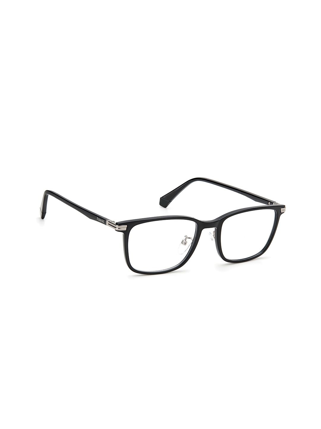 

Polaroid Men Black Full Rim Rectangle Frames 1046208075319-Black