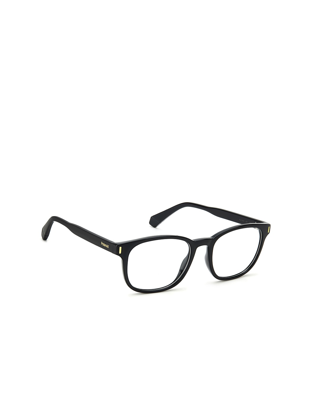 

Polaroid Men Black & Gold-Toned Full Rim Square Frames