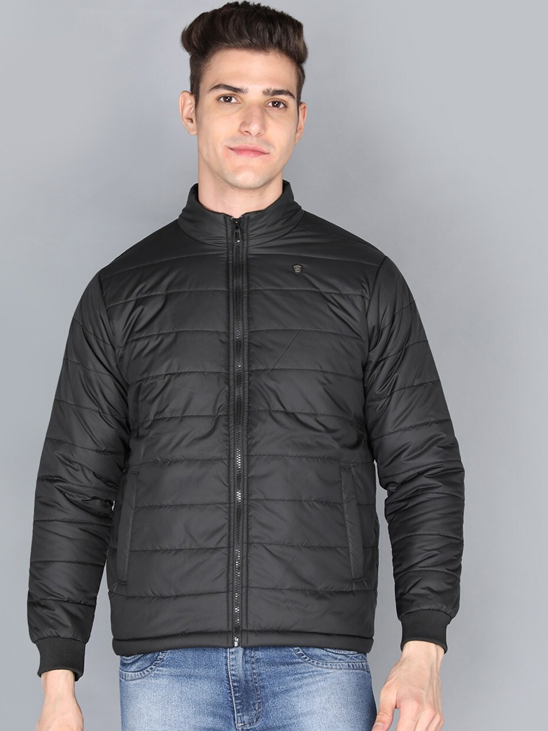 

PROTEX Men Black Outdoor Quilted Jacket