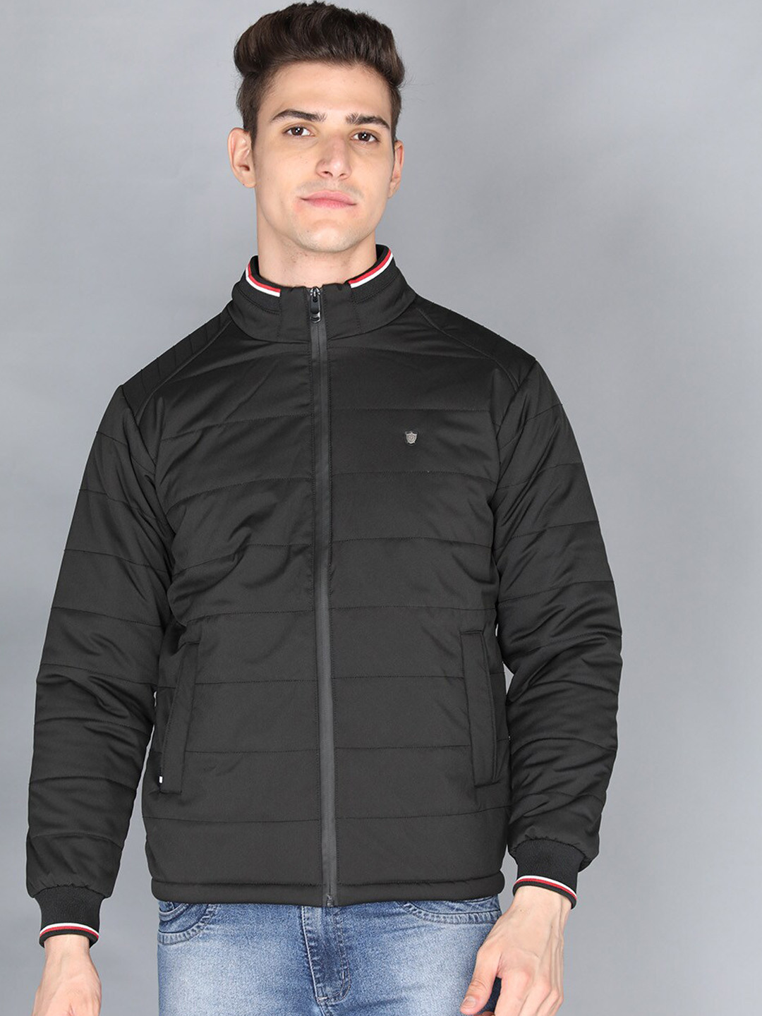 

PROTEX Men Black Outdoor Bomber Jacket