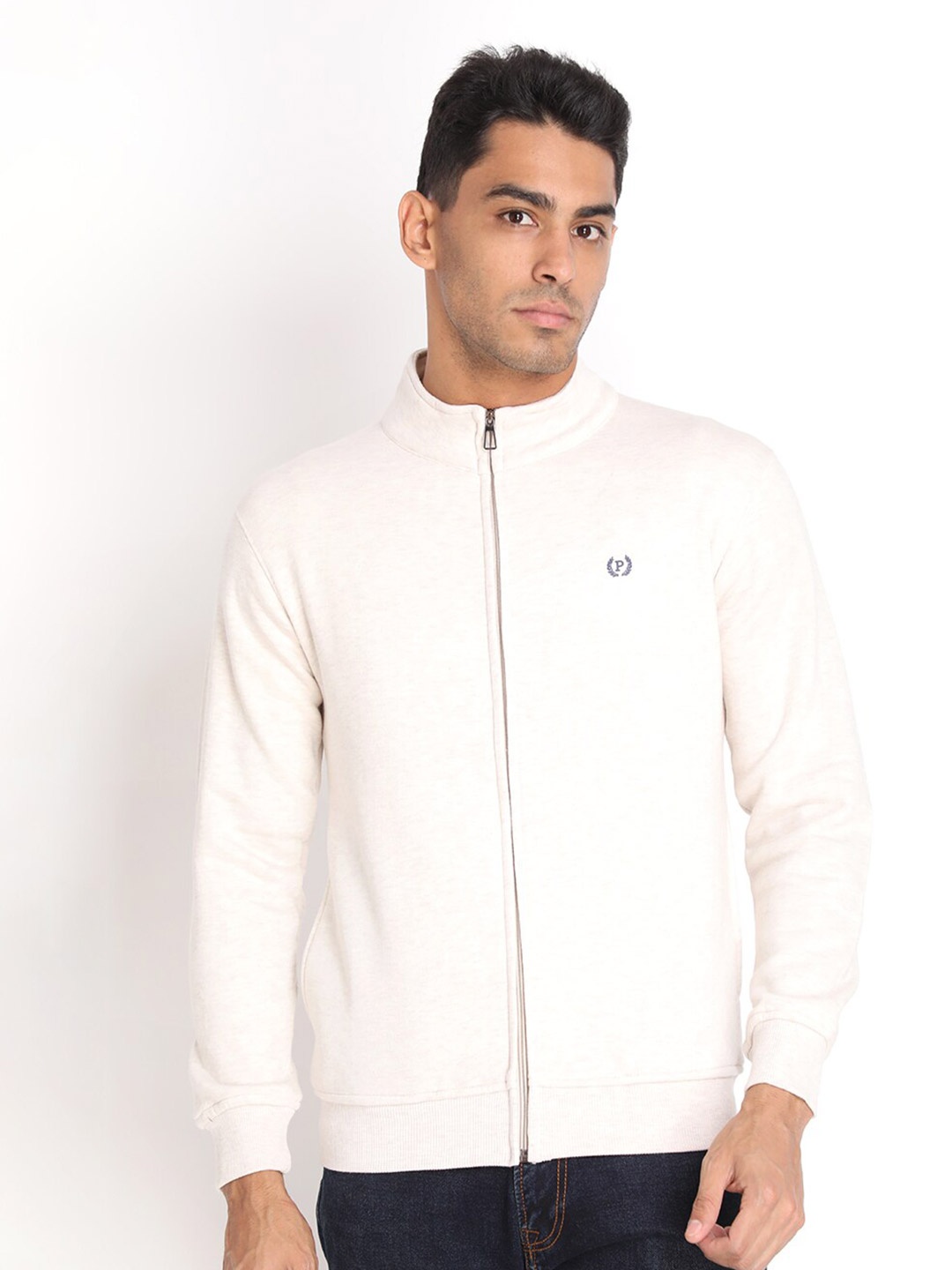 

PROTEX Men Cream-Coloured Sweatshirt