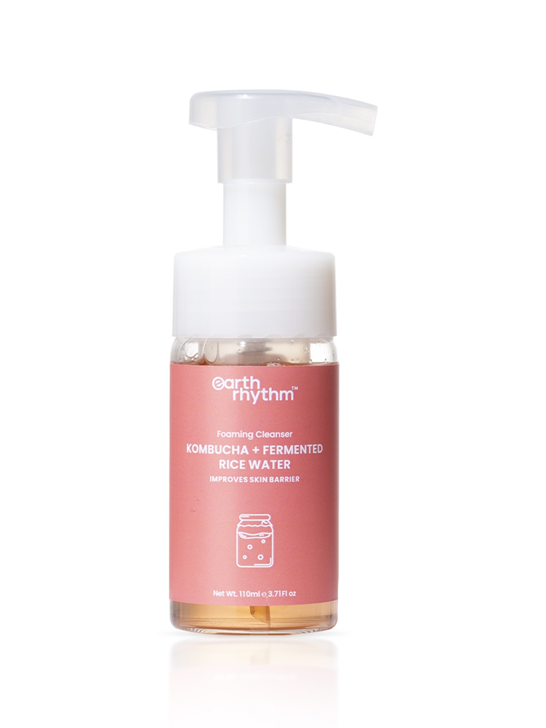 

Earth Rhythm Kombucha & Rice Water Foaming Cleanser - 100 ml, Pink