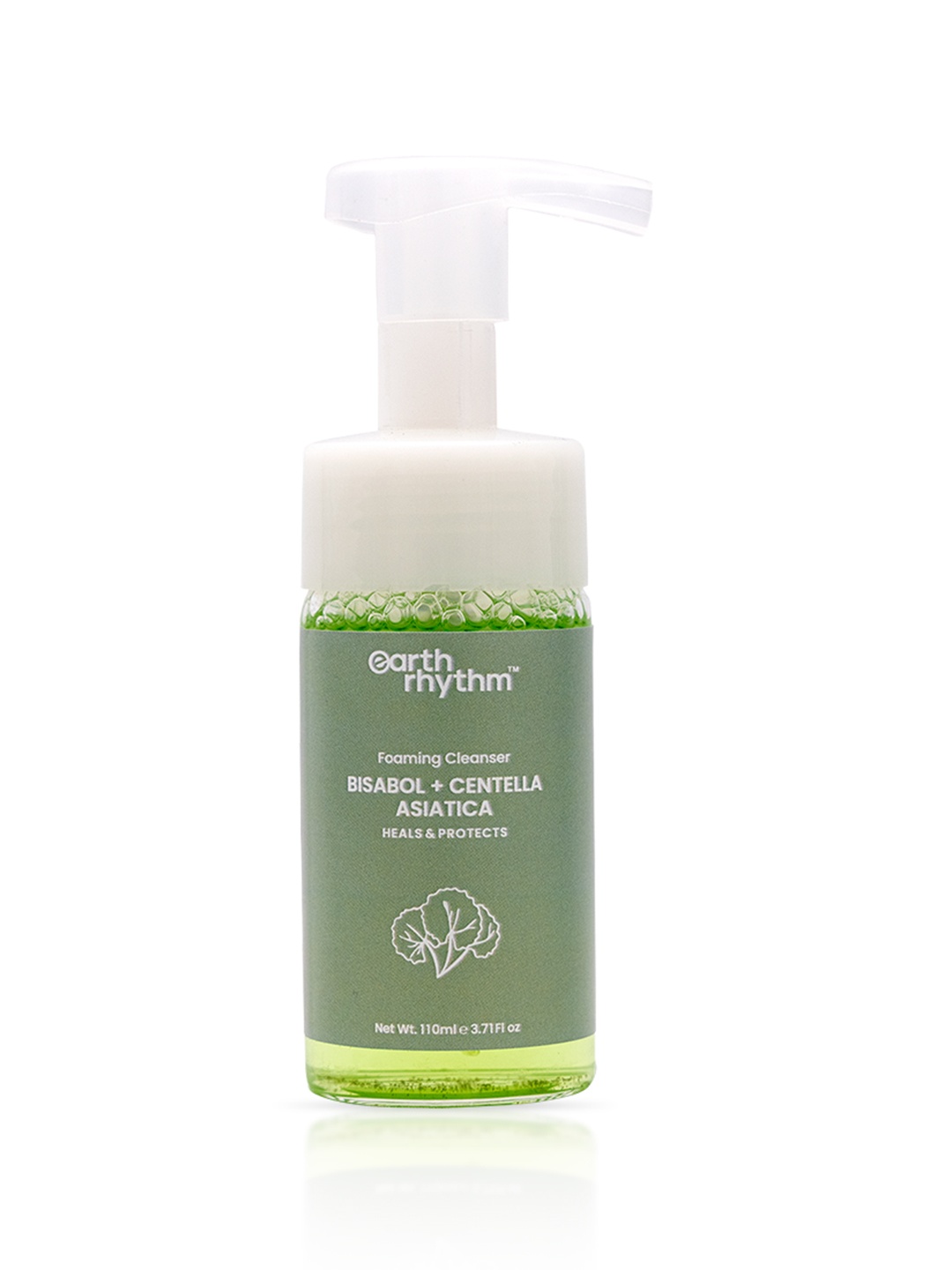 

Earth Rhythm Bisabol & Centella Asiatica Foaming Cleanser - 100 ml, Green