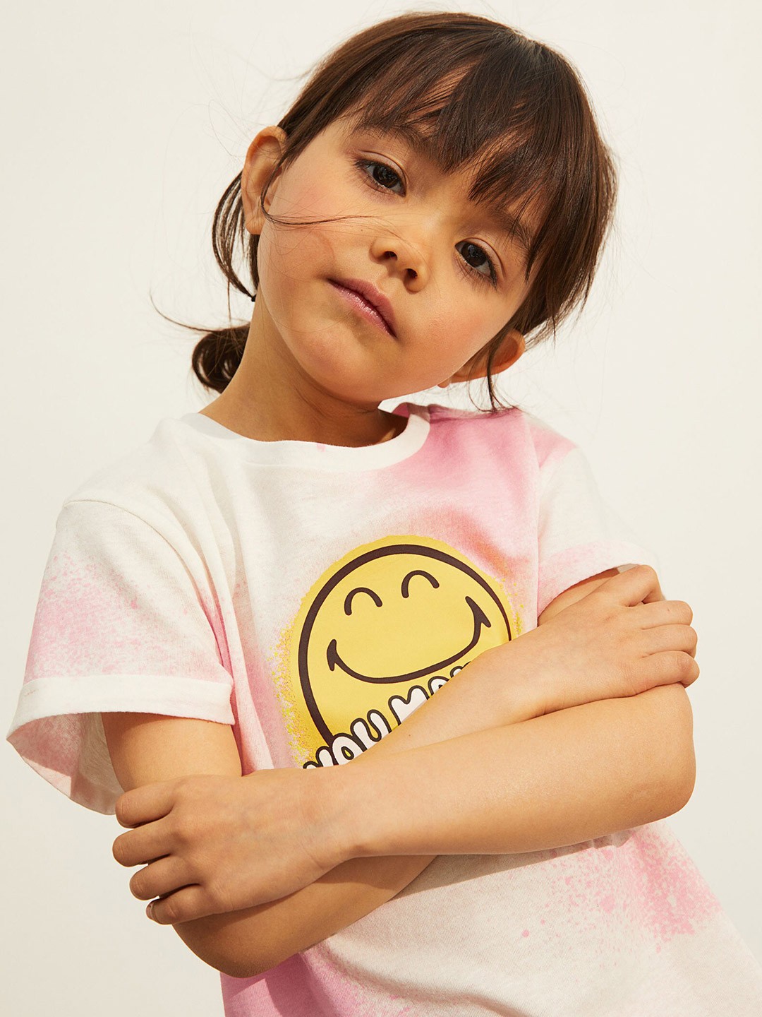 

H&M Girls Multicolored Cotton Printed T-shirt, Multi