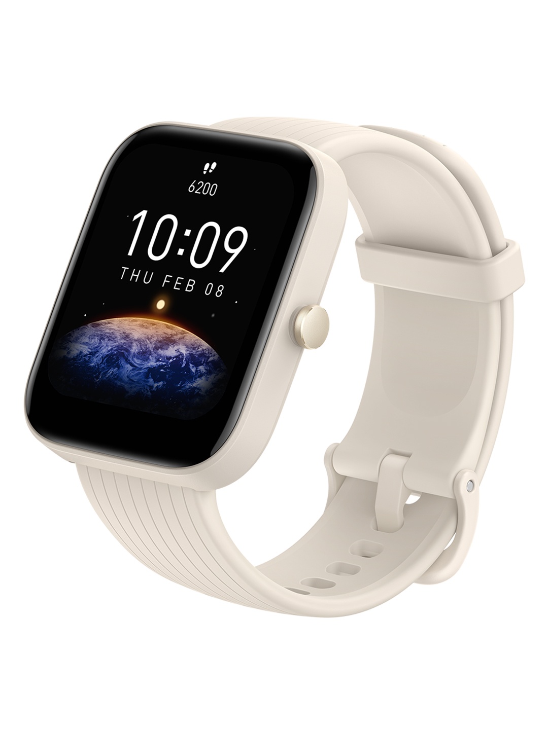 

Amazfit Off-White Bip 3 Pro Smart Watch with Color Display A2171