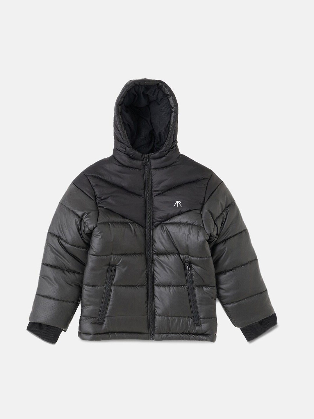 

Angel & Rocket Boys Black Longline Puffer Jacket