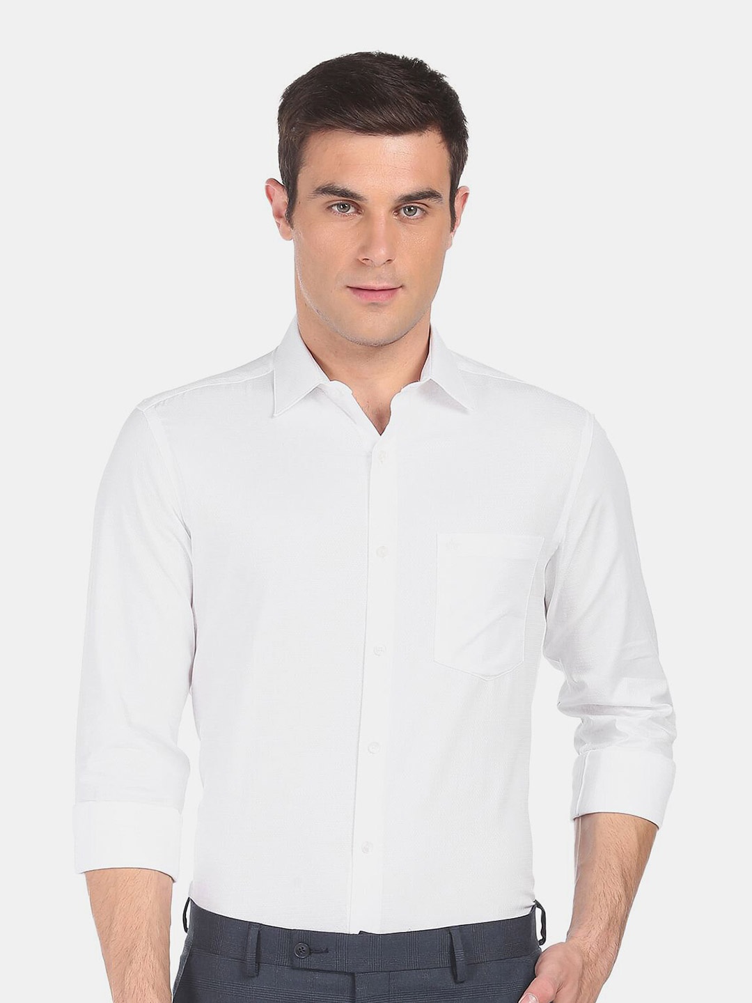 

Arrow Men White Formal Shirt