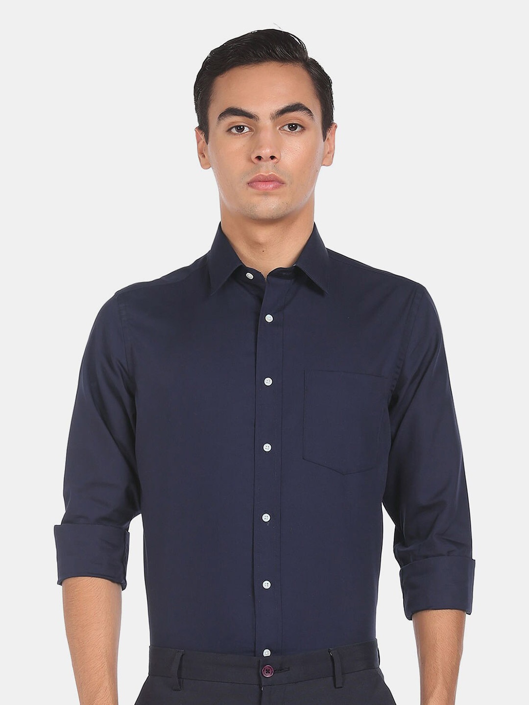 

Arrow Men Blue Casual Shirt