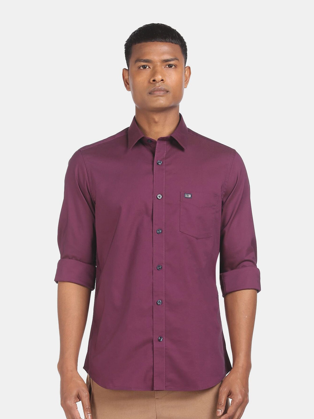 

Arrow Sport Men Purple Slim Fit Casual Shirt