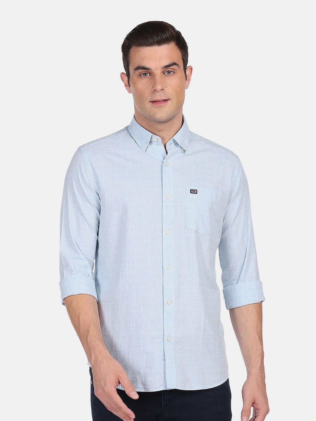 

Arrow Sport Men Light Blue Slim Fit Casual Shirt