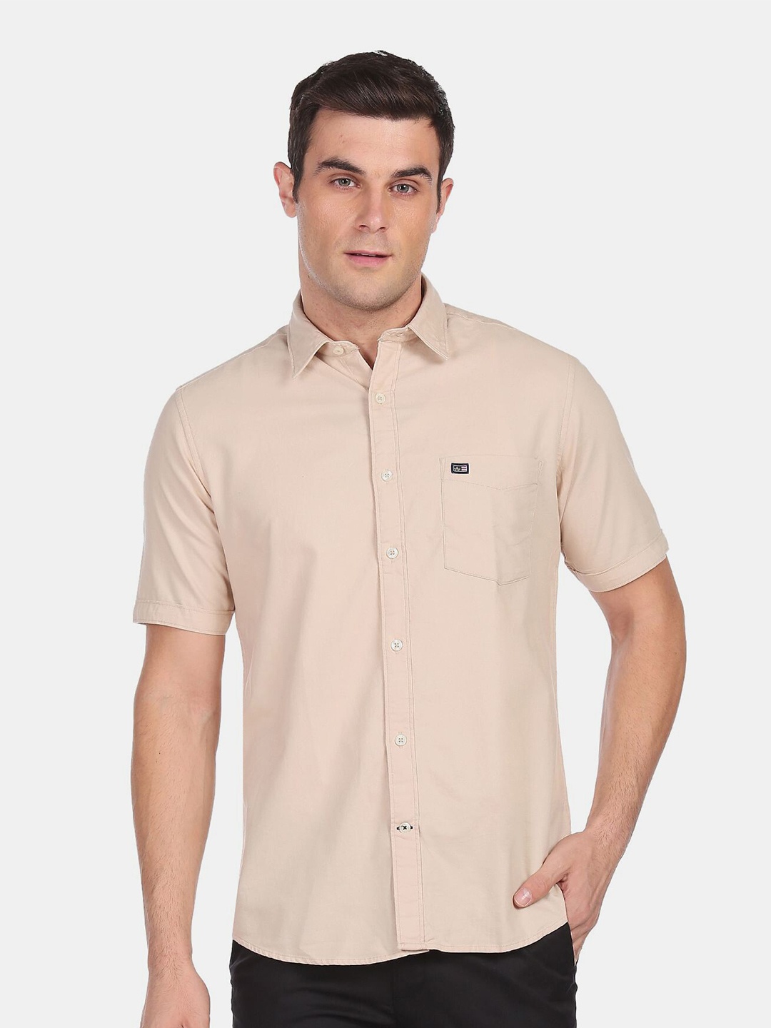 

Arrow Sport Men Beige Casual Shirt