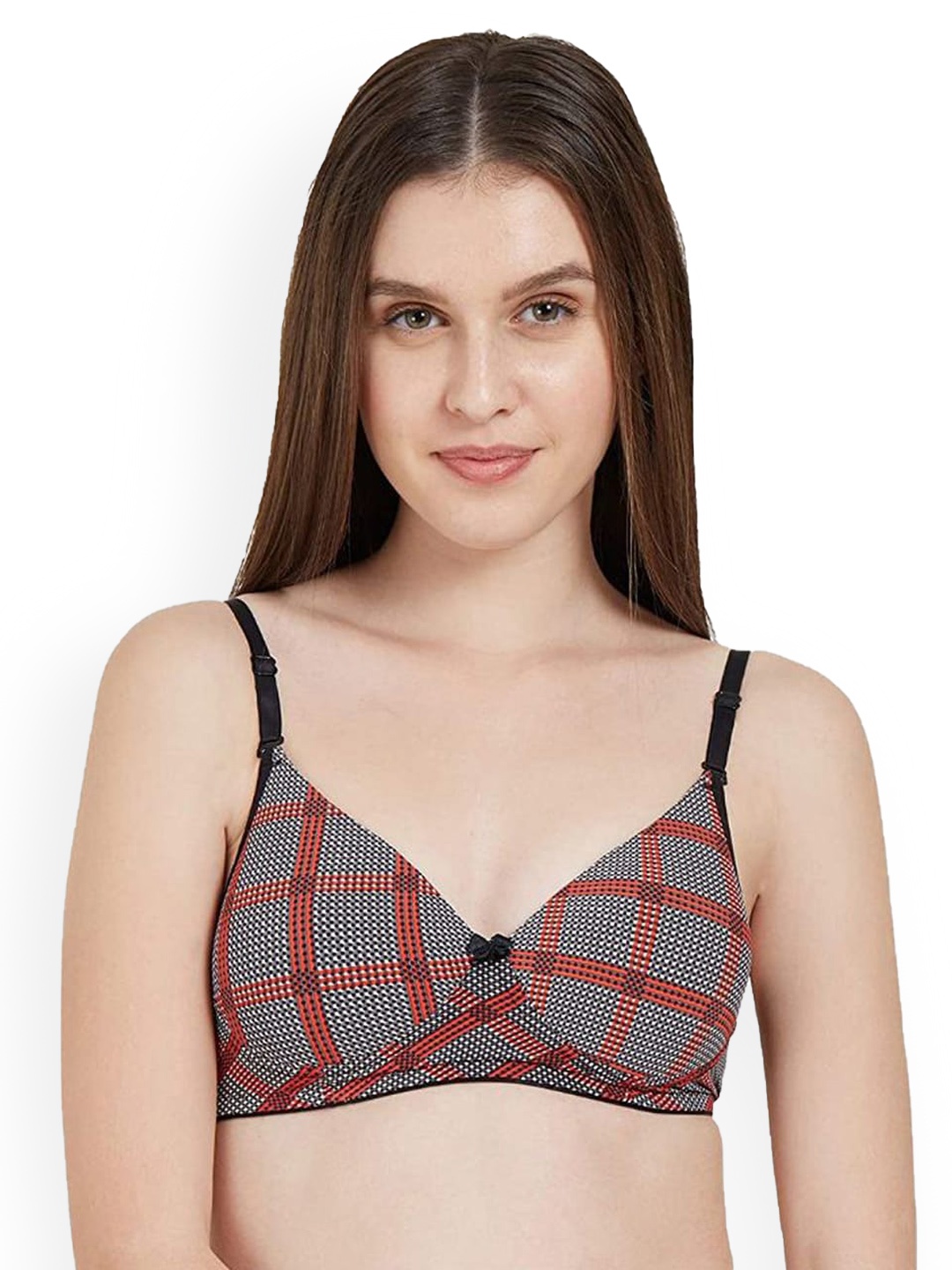 

Libertina Black & Grey Bra