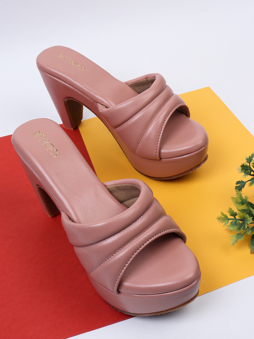 

ICONICS Pink Stiletto Sandals