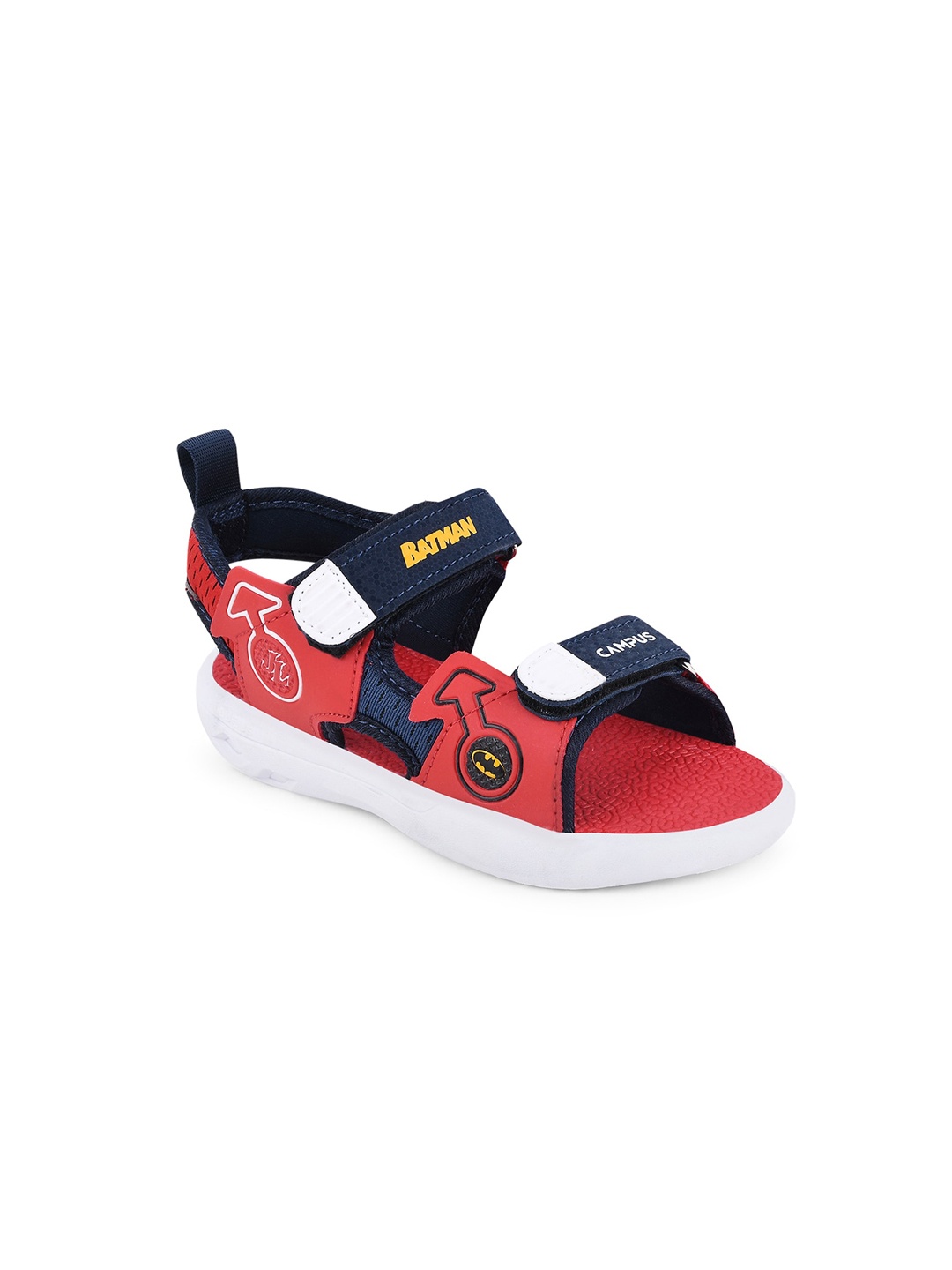 

Campus Kids Blue & Red Printed Sports Sandals