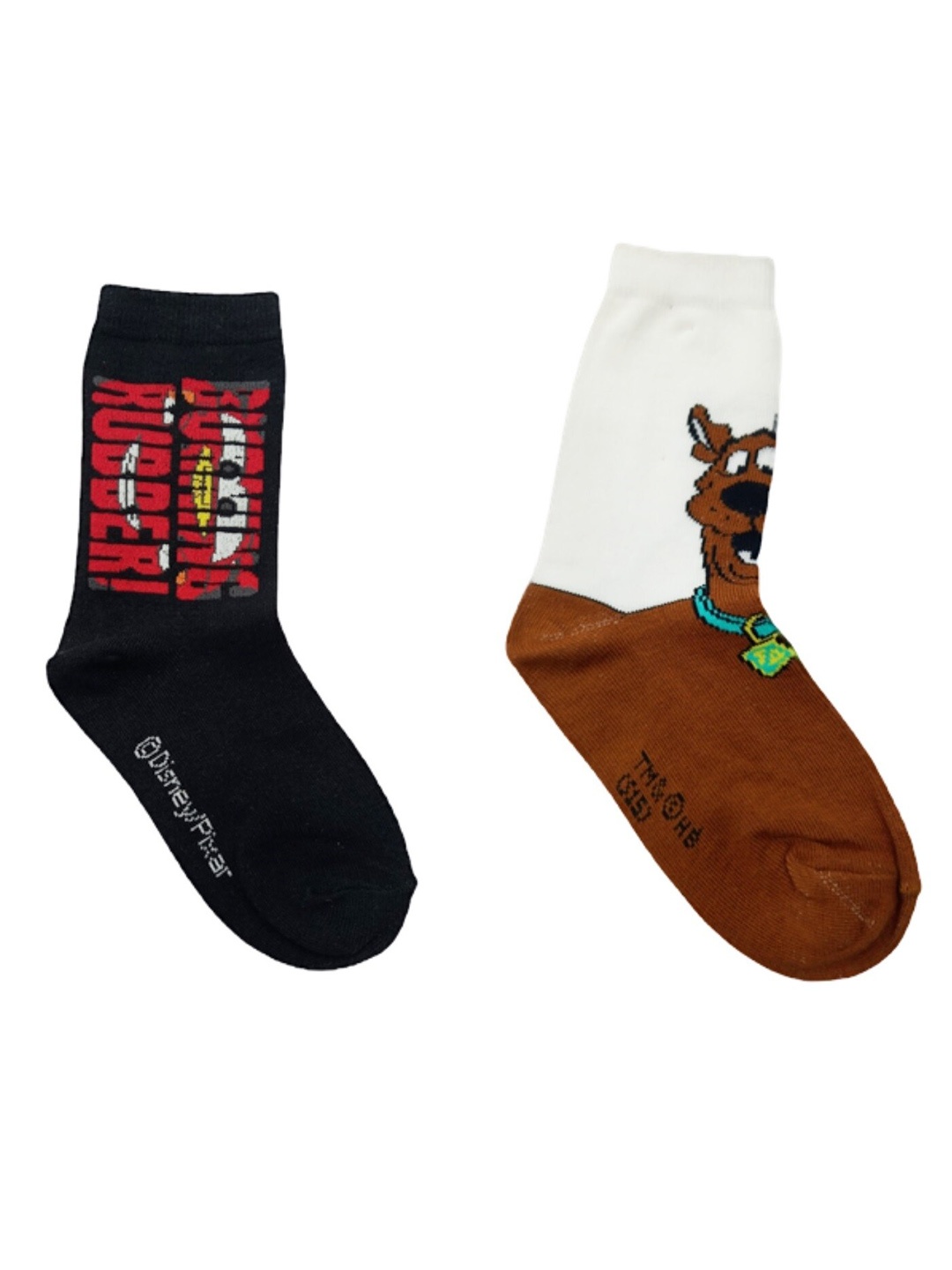 

Camey Pack Of 3 Unisex Kids Black & White Calf-Length Cotton Socks