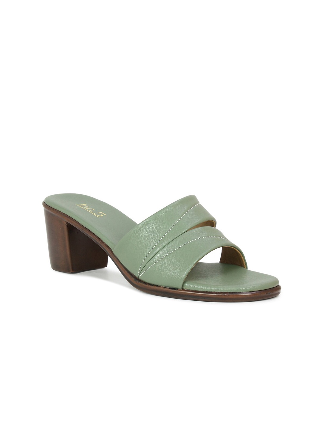 

Inc 5 Green High-Top Block Mules