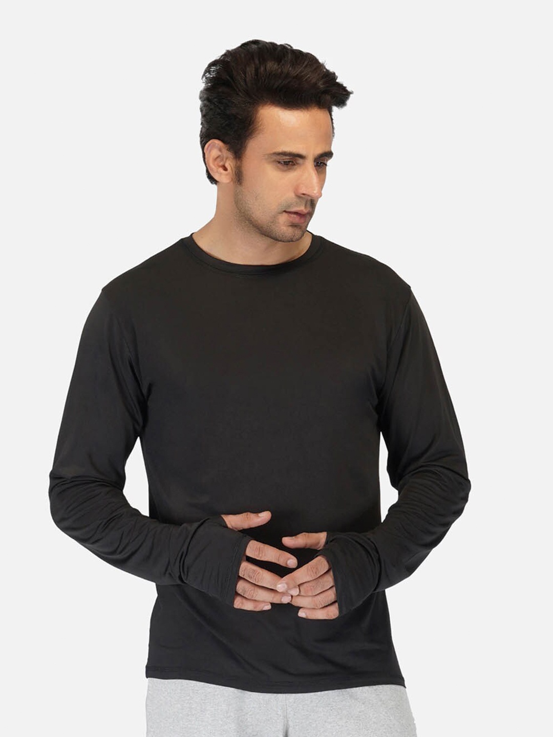 

IMPERATIVE Men Black T-shirt