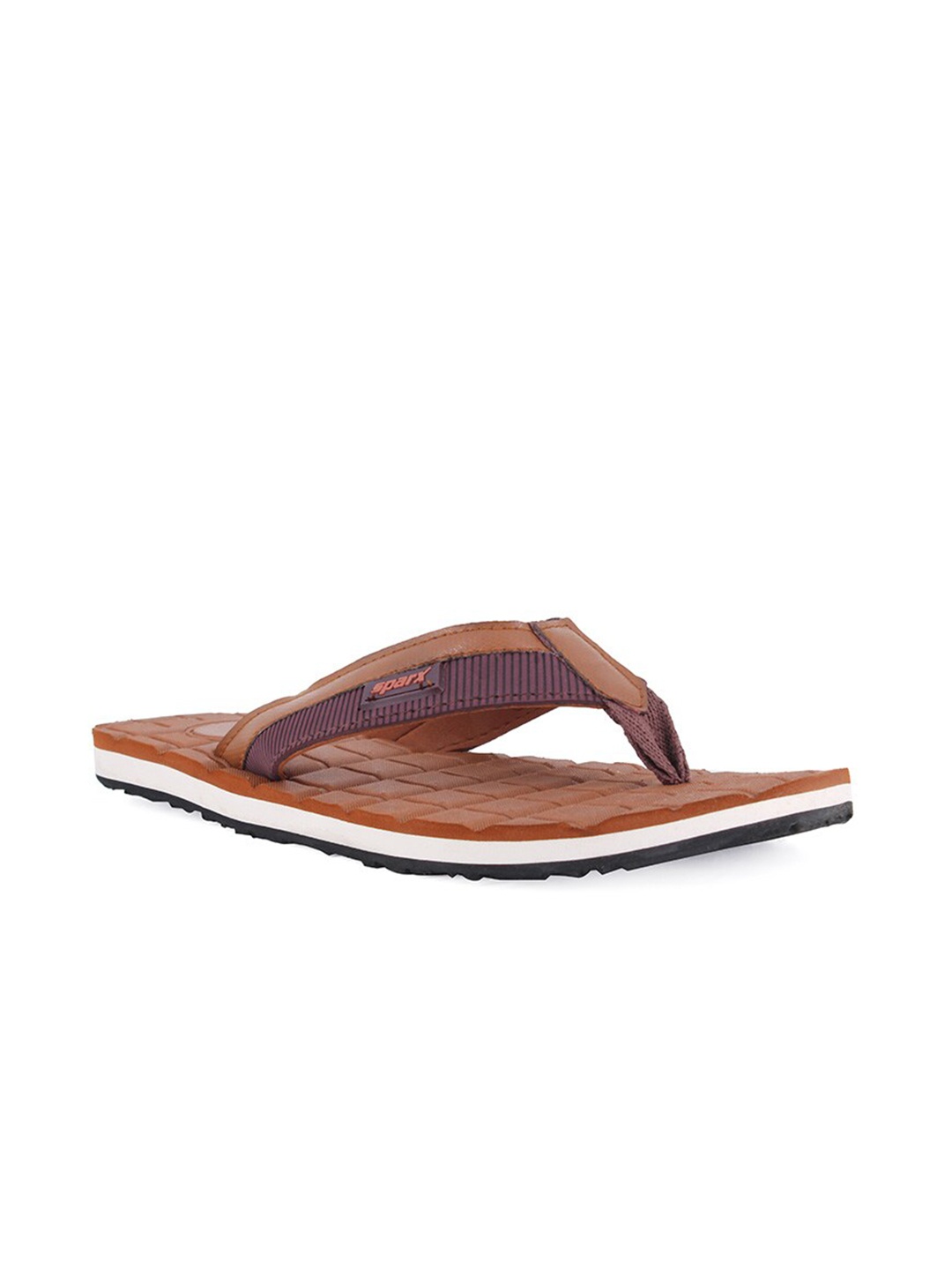 

Sparx Men Tan & White Thong Flip-Flops