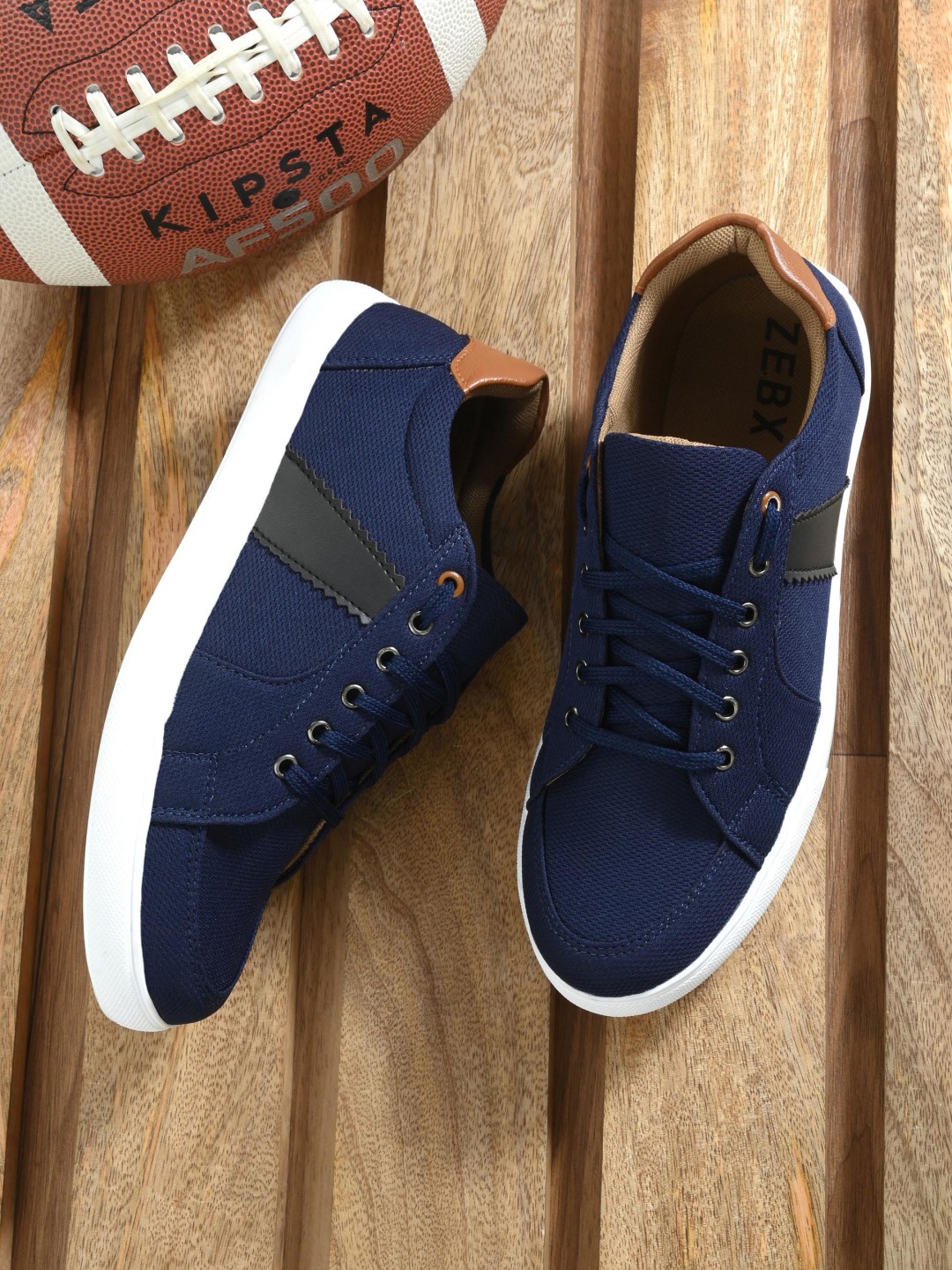 

ZEBX Men Blue Sneakers