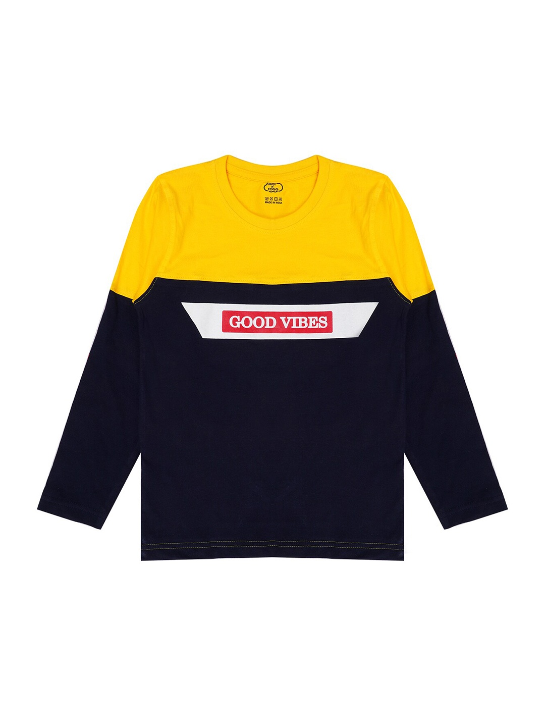 

MIST N FOGG Boys Yellow Printed T-shirt