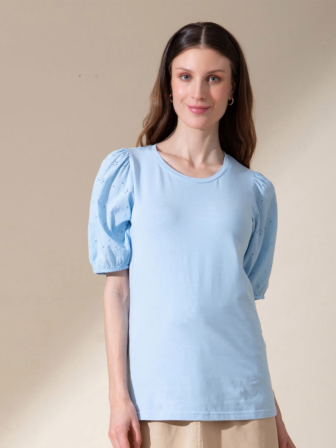 

B.Copenhagen Chambray Women's Blue T-shirt