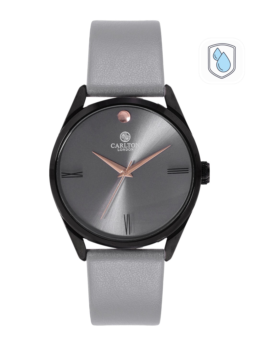 

Carlton London Men Grey Analogue Watch CG001BGG