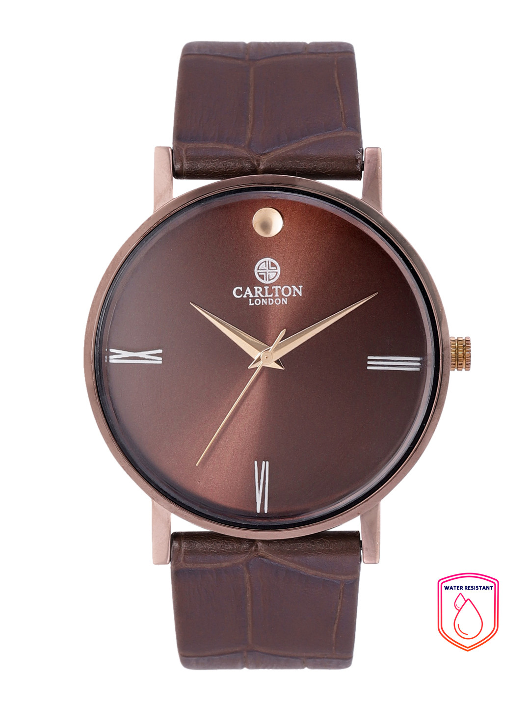 

Carlton London Men Brown Analogue Watch CG001BRBRBR