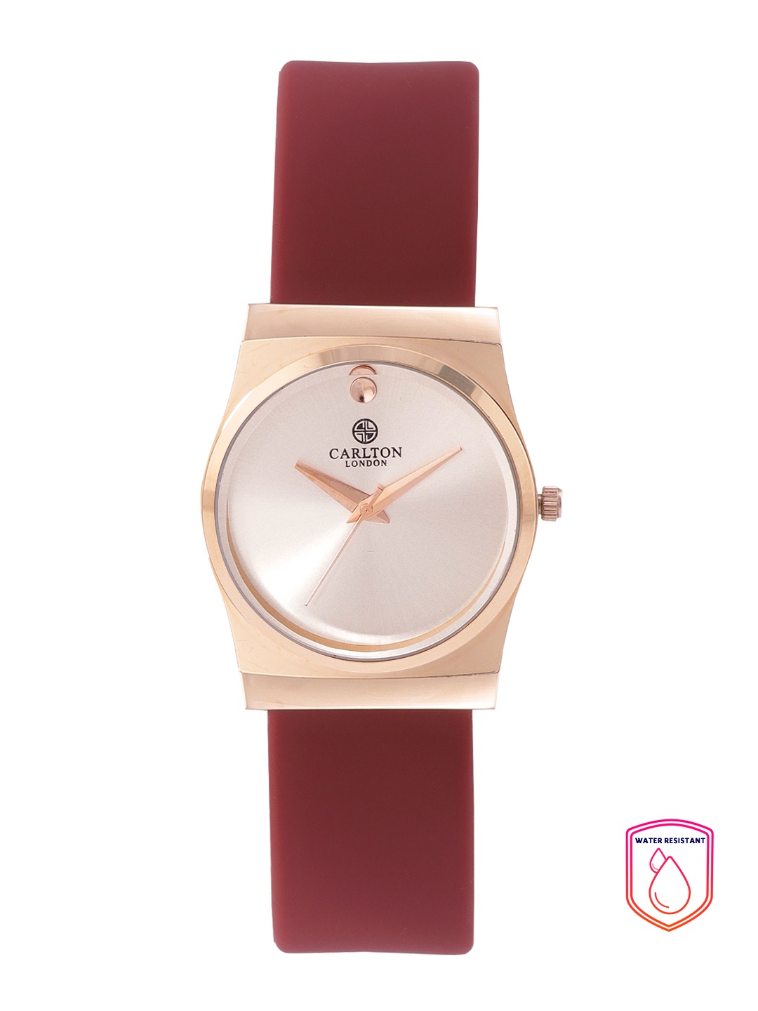 

Carlton London Women Rose Gold-Toned Analogue Watch CL066ROROM