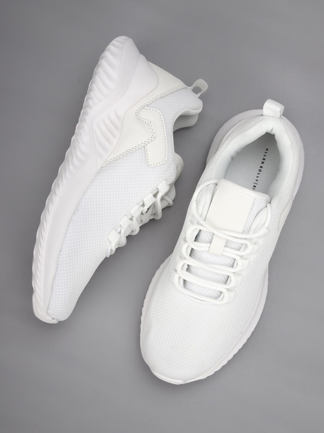 

Allen Solly Woman Women White Textured PU Sneakers