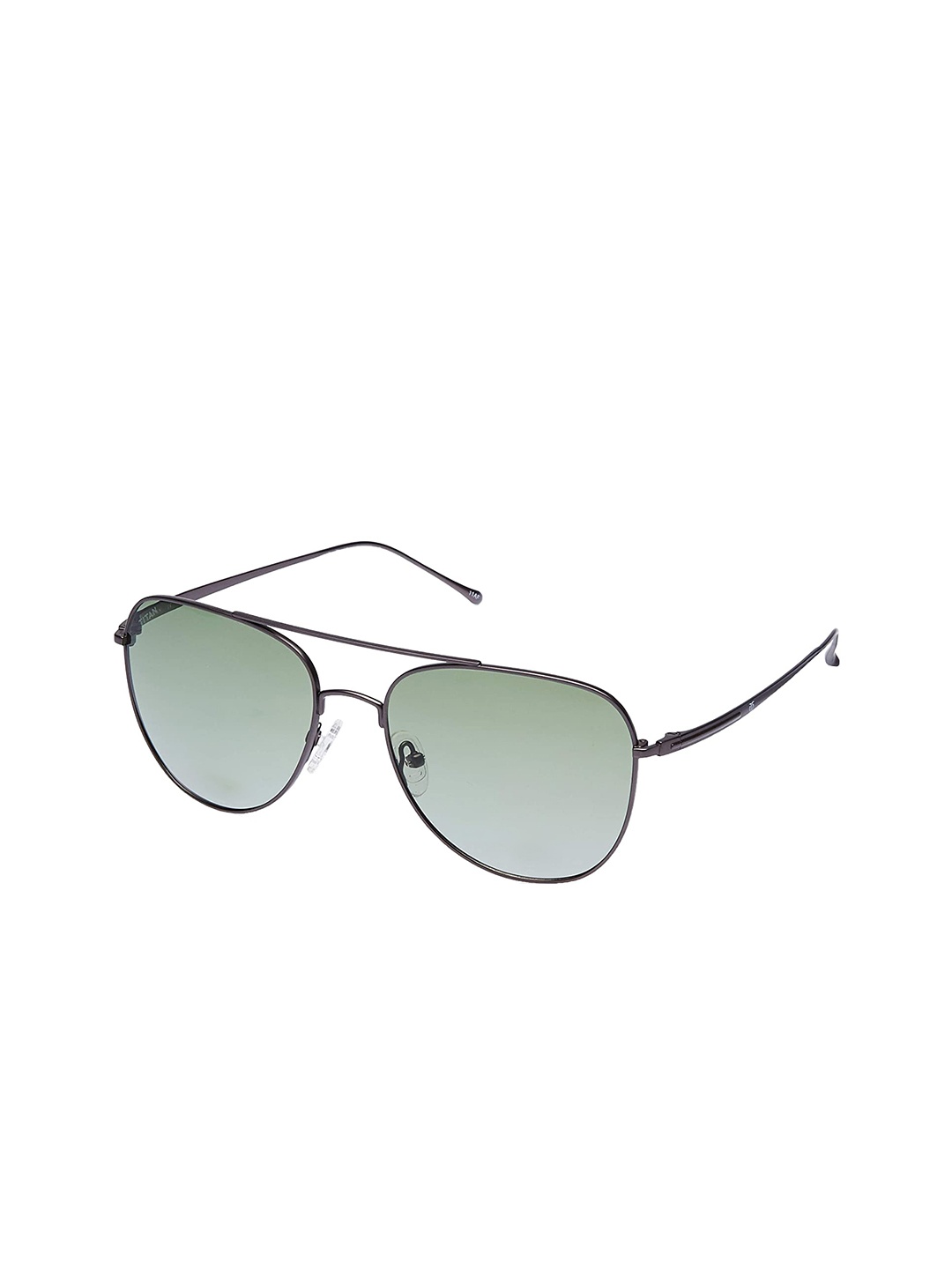 

Titan Unisex Green Lens & Gunmetal-Toned Aviator Sunglasses with Polarised and UV Protected Lens