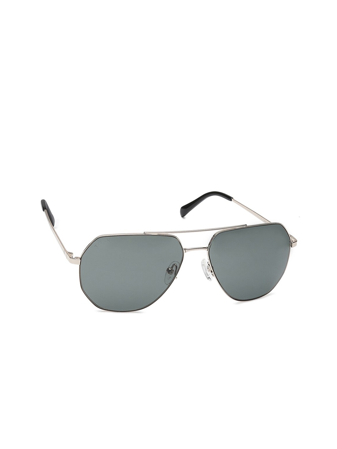 

Titan Unisex Grey Lens & Silver-Toned Aviator Sunglasses with UV Protected Lens