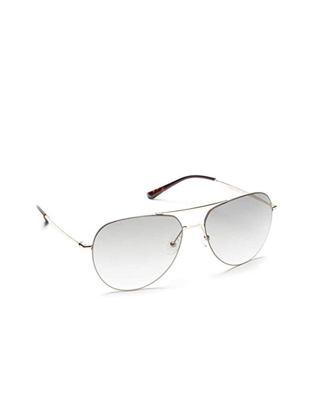 

Titan Unisex Grey Lens & Silver-Toned Aviator Sunglasses with UV Protected Lens